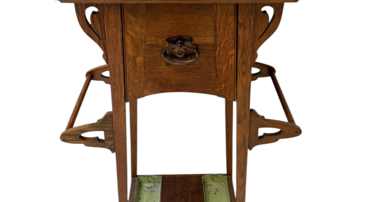 Arts & Crafts Art Nouveau Extra Large Pedestal or Plant Stand, 1900s